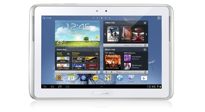 Galaxy Note 10.1 yüzünü gösterdi